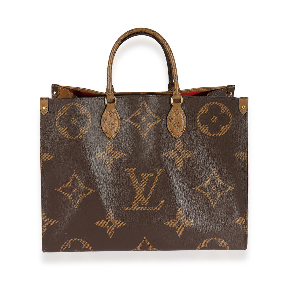 LOUIS VUITTON Monogram & Monogram Reverse Canvas Onthego GM - Picture 1 of 8